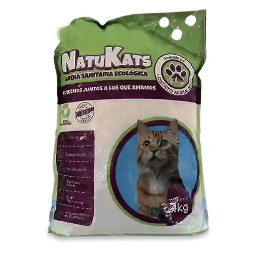 Natukats Arena de Maíz Gatos Lavanda