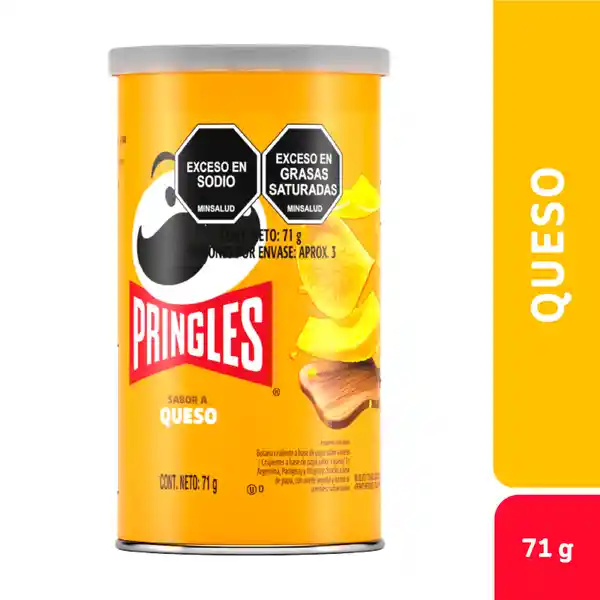 Pringles Papas Fritas Sabor a Queso Cheddar