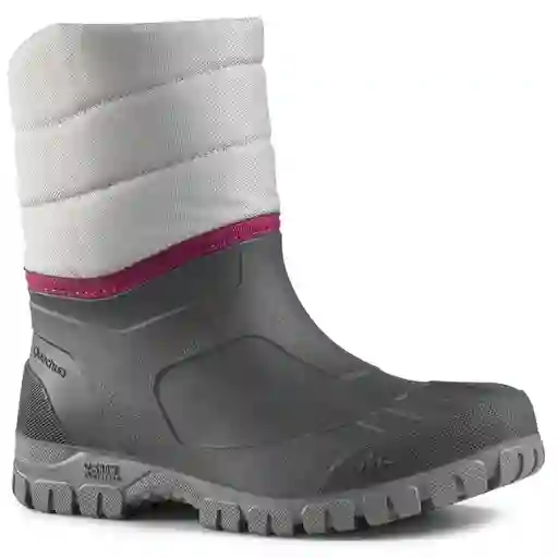 Quechua Botas Nieve Apreski Impermeable Warm Mujer Gris EU 36-37