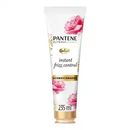 Acondicionador Pantene Pro-V Nutrient Blends Instant Frizz Control Colageno Pantenol y Extracto de Rosa Rinse 235 ml