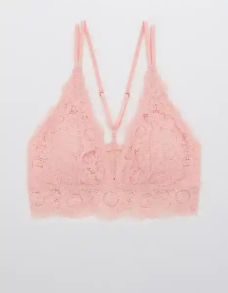 Bralette Aerie Rosado Talla Small American Eagle 16983354