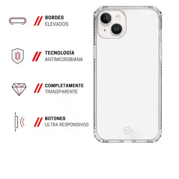 Itskins Estuche Spectrum Clear iPhone 15 Plus/14 Transparente