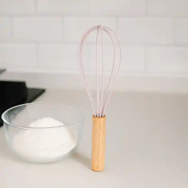Batidor en Silicona Rosa Miniso