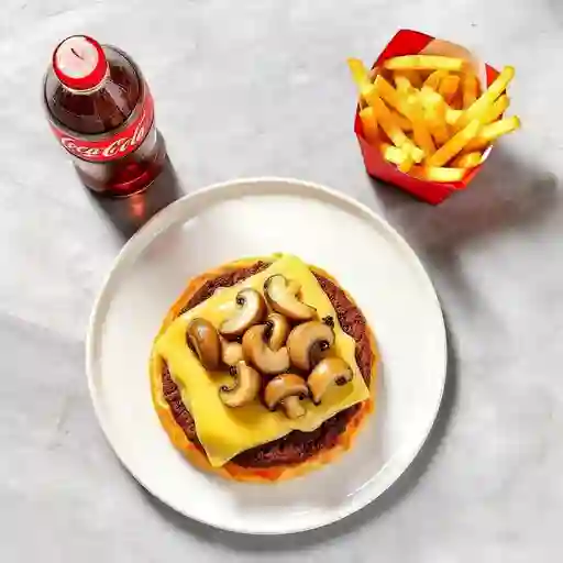 Swiss Meltand Mushroom En Combo