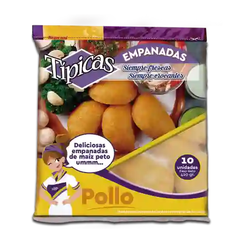 Empanada Mediana de Pollo Congelada X10u