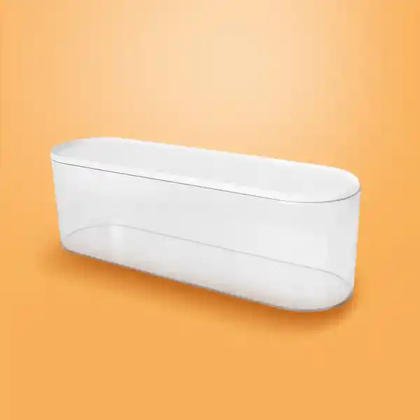 Organizador Plástico Transparente Sin Tapa Serie Miniso