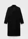 Abrigo Jil Negro Talla S Mujer Mango