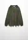 Blusa Sweet Khaki Talla XL Mujer Mango