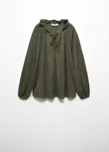 Blusa Sweet Khaki Talla XL Mujer Mango