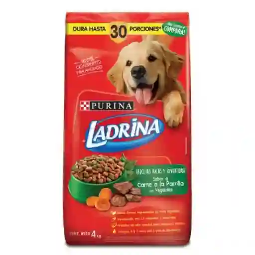 Ladrina Alimento para Perro Carne a la parrilla con Vegetales