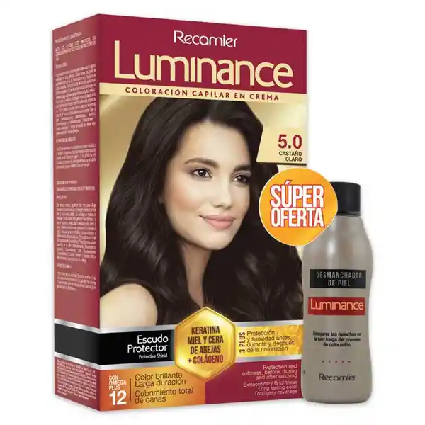 Luminance Kit Coloración Capilar Tono 5.0 + Desmanchador de Piel