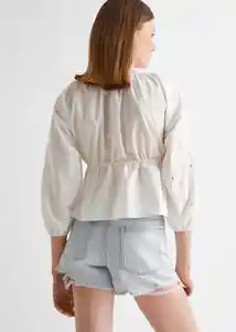 Blusa Nash Blanco Talla 21 Teen Niñas Mango