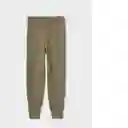 Pantalón Pijama Susi Khaki Talla M Mujer Mango