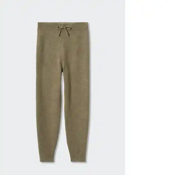 Pantalón Pijama Susi Khaki Talla M Mujer Mango