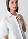 Camisa Alissa Crudo Puro Claro Talla M Mujer 513G390 Naf Naf
