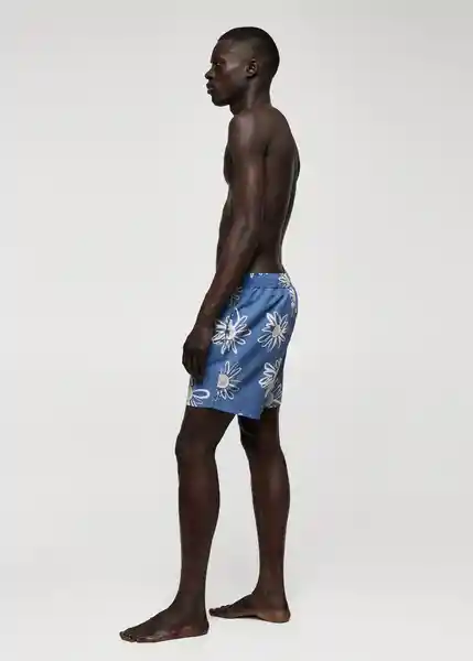 Short Bañador Girasol Navy Talla XL Hombre Mango