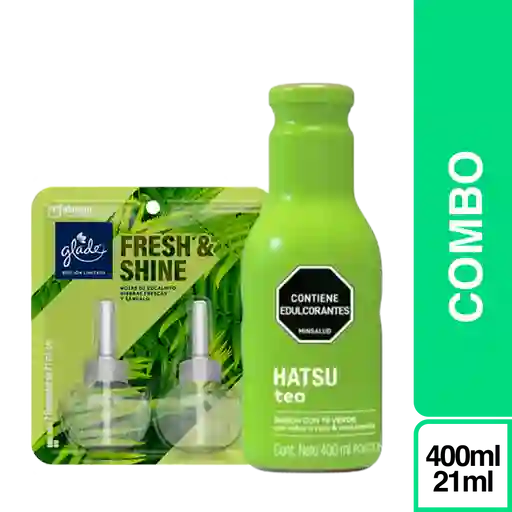 Combo Gratis Té Hatsu Verde+ Glade Fresh&Shine Aceites Naturales
