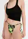 Braga Lilo Negro Talla M Mujer Mango