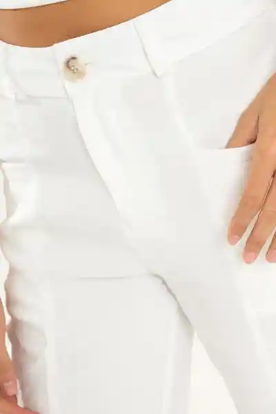 Pantalón Slouchy Color Blanco Crudo Talla 6 Ragged