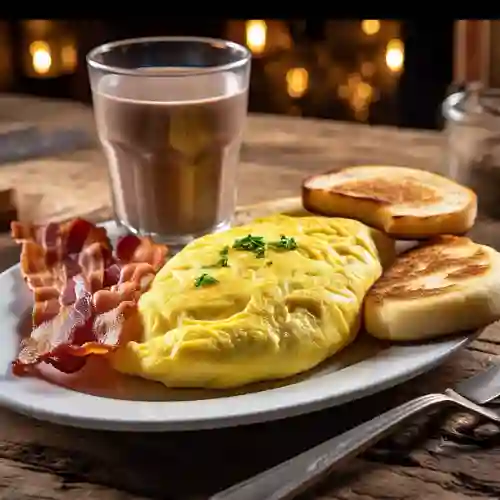 Combo Omelette Tocineta Personal