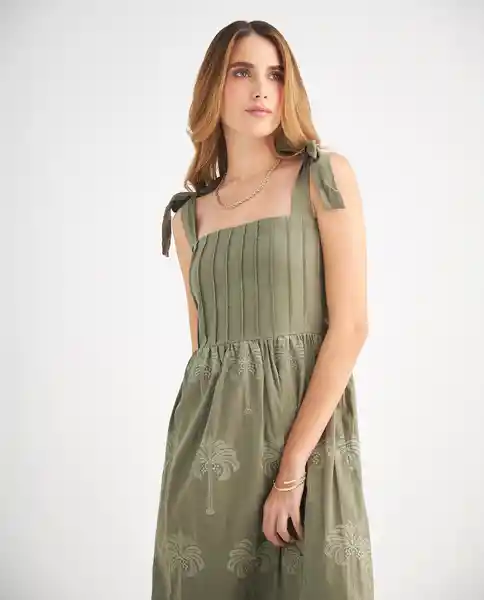 Vestido Verde Serenidad Claro Talla XS 699F101 Esprit