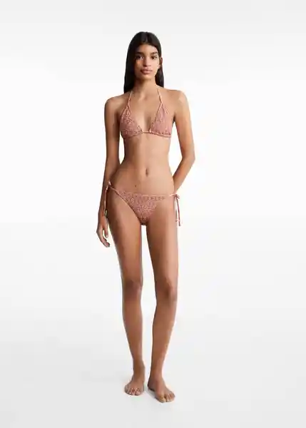 Bikini Flor Terracota Talla 23 Niñas Mango