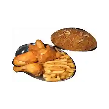 Combo Arroz + Pollo Broaster