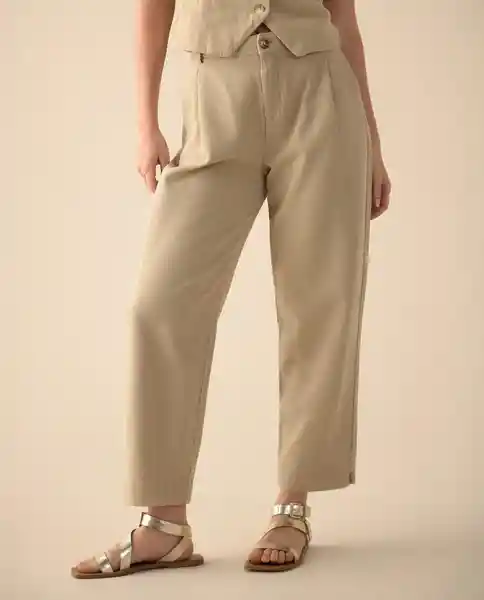 Pantalón Verde Tortuga Oscuro Talla 10 631G010 Esprit