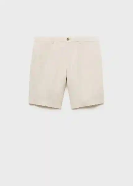 Bermuda Carp Crudo Talla 38 Hombre Mango