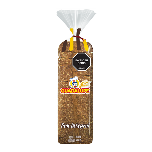 Guadalupe Pan Integral Extralargo 570 g