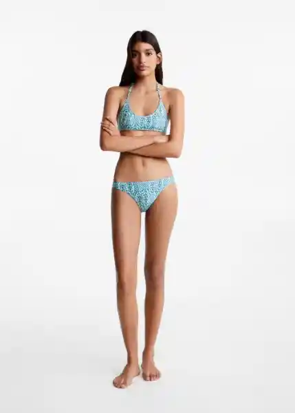 Bikini Caribe Azul Talla 23 Niña Mango