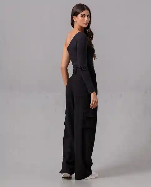 Pantalón Cargo Mujer Negro Sombrio Ultraoscuro T 12 68853 Rifle