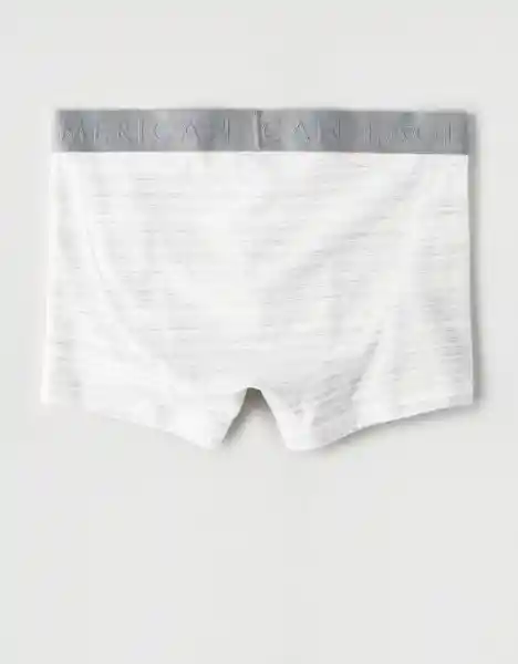 American Eagle Bóxer Clásico en Space Dye Blanco T Medium