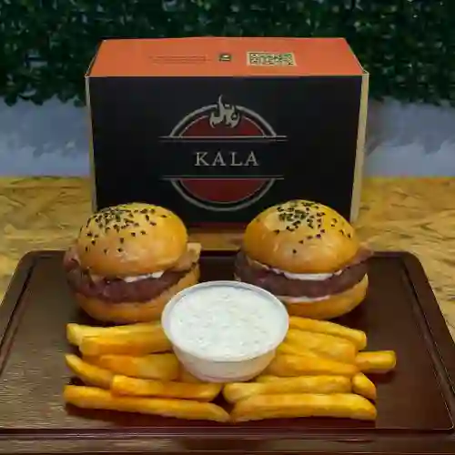 2 Baby Burger + Papas a la Francesa