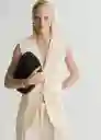 Chaleco Mire Vainilla Talla S Mujer Mango