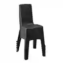 Silla Eterna S_Brazos Color Negro Rimax