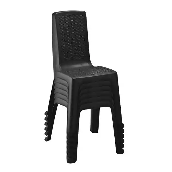 Silla Eterna S_Brazos Color Negro Rimax