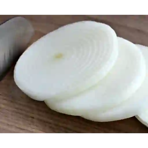 Cebolla blanca en aros