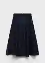 Falda Haley Tejano Soft Talla L Mujer Mango