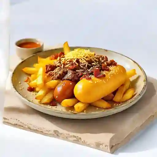 Salchipapa Especial