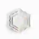 Plato Snowflake Blanco 14 cm Ambiente Gourmet