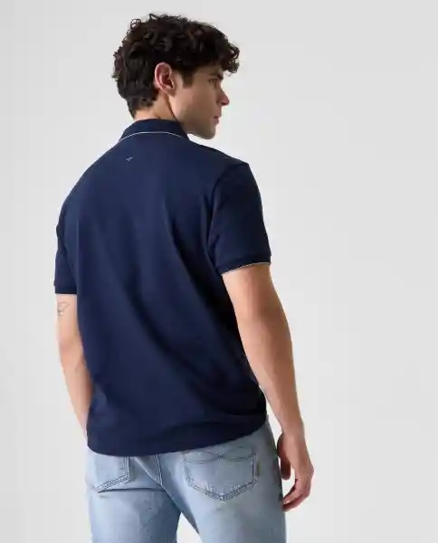Camiseta Polo Hombre Azul Talla XS 802G000_AZU194024 Americanino