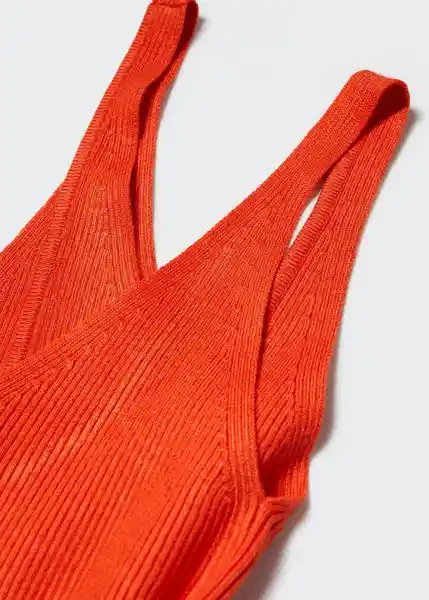 Top Gymnasti Coral Talla XL Mujer Mango