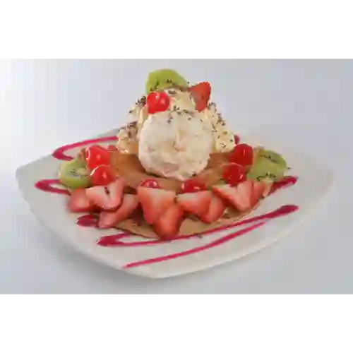 Crepes Kiwi y Fresa