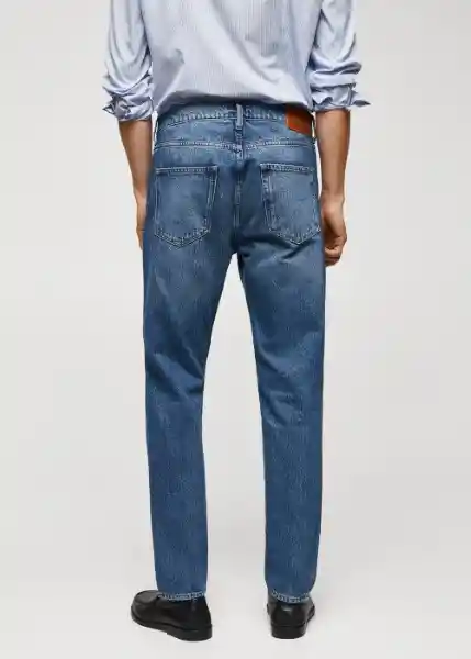 Jean Bob Tejano Oscuro Talla 40 Hombre Mango