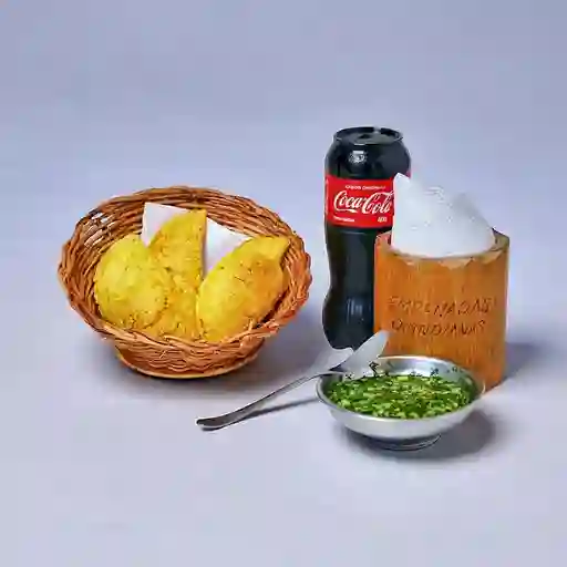 5 Empanadas + Gaseosa Personal