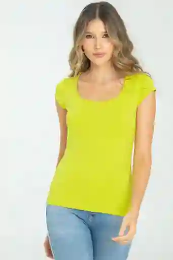 Camiseta Basica Gotera Color Verde Pistacho Talla XS Ragged
