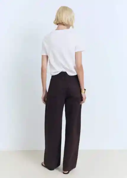 Camiseta Ritapi Blanco Talla M Mujer Mango