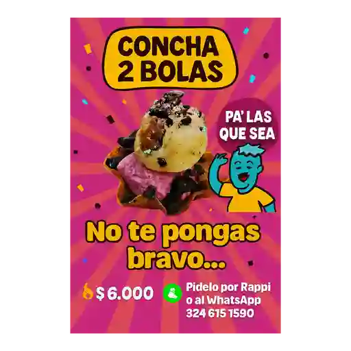 Concha 2 bolas