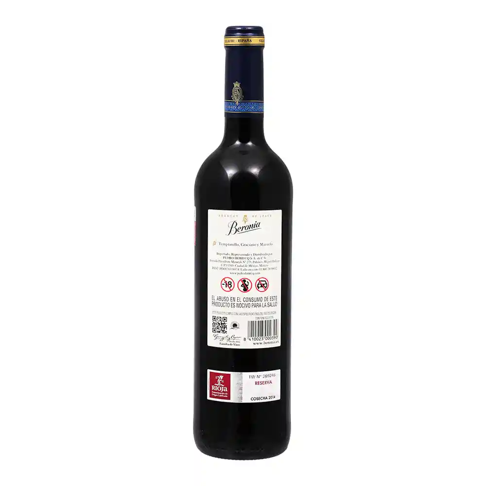 Beronia Vino Tinto Rioja Reserva